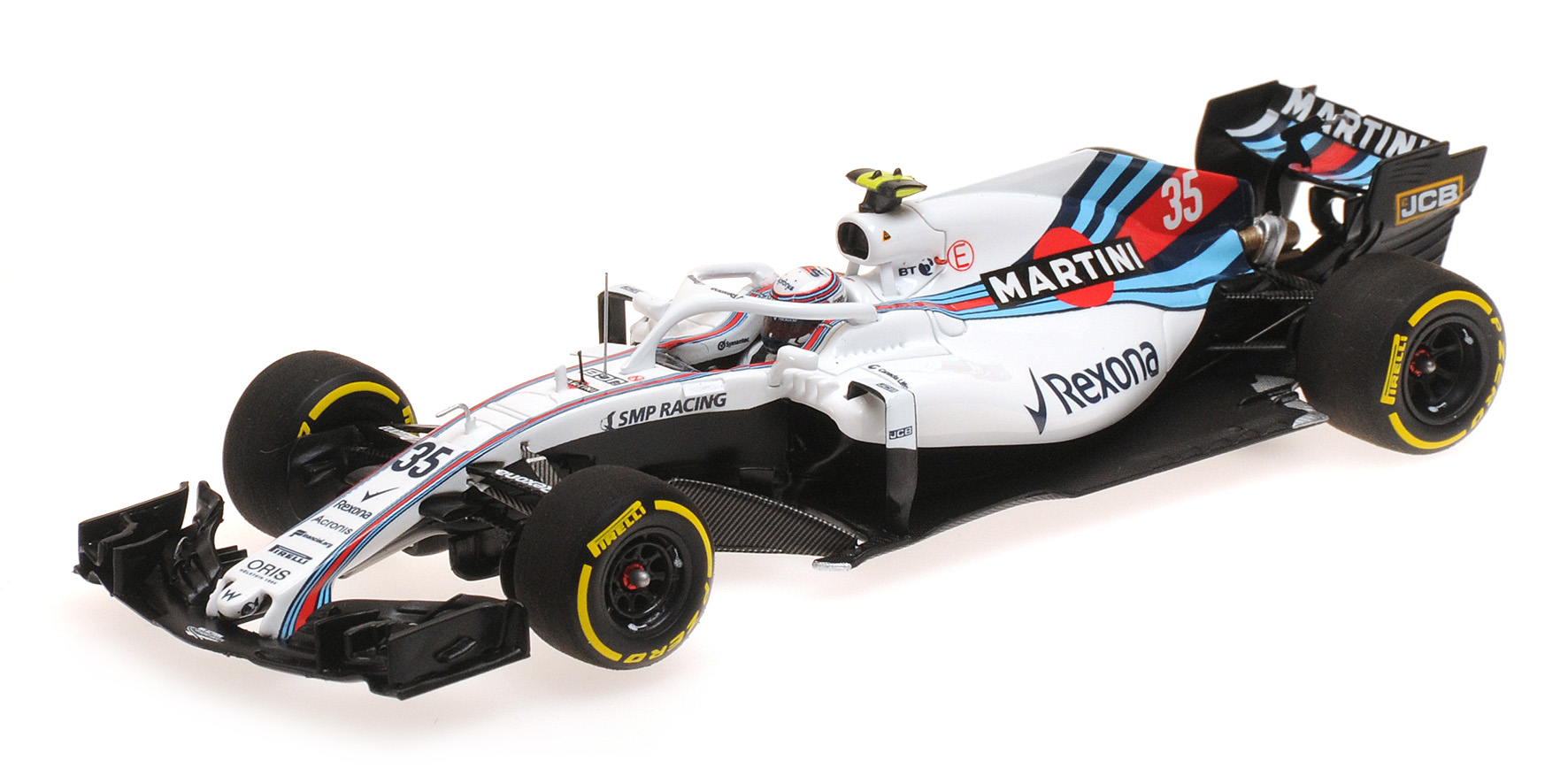 Williams Martini Racing Mercedes FW41 Showcar 2018 S. Sirotkin, Bevro