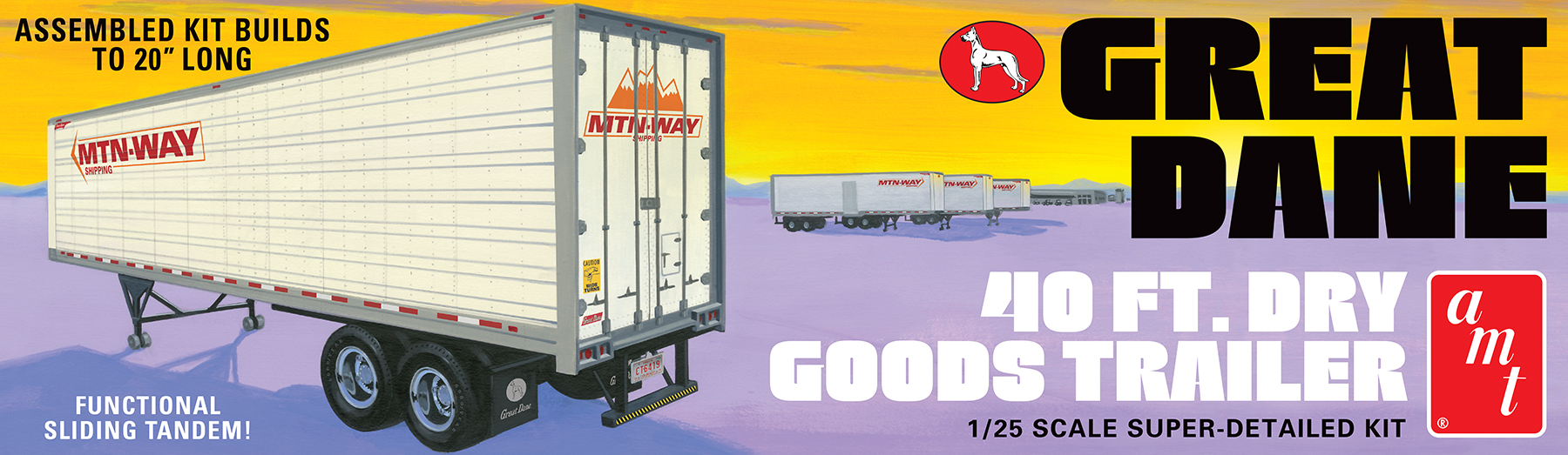 Great Dane Dry Goods Semi Trailer - 1:24