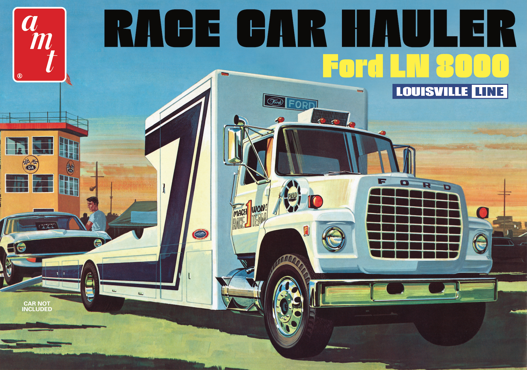 Ford LN 8000 Race Car Hauler - 1:24