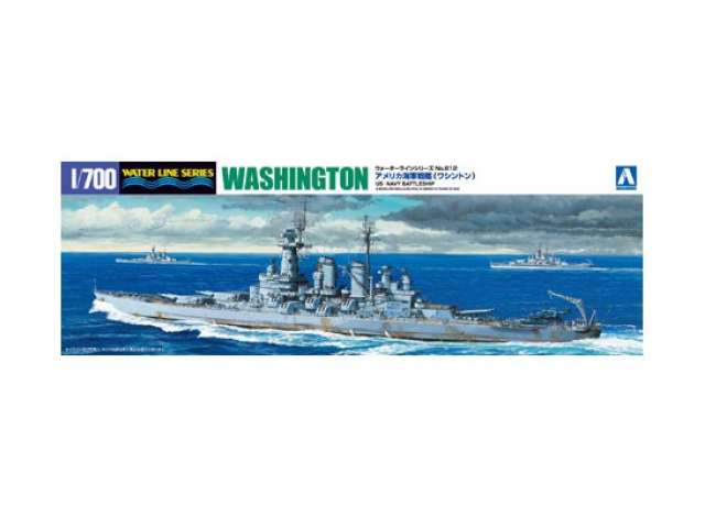 US Navy Battleship Washington - 1:700