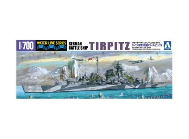 German Battleship Tirpitz - 1:700