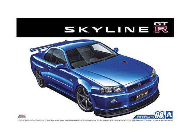 Nissan Skyline gt-r v-spec 2002 - 1:24