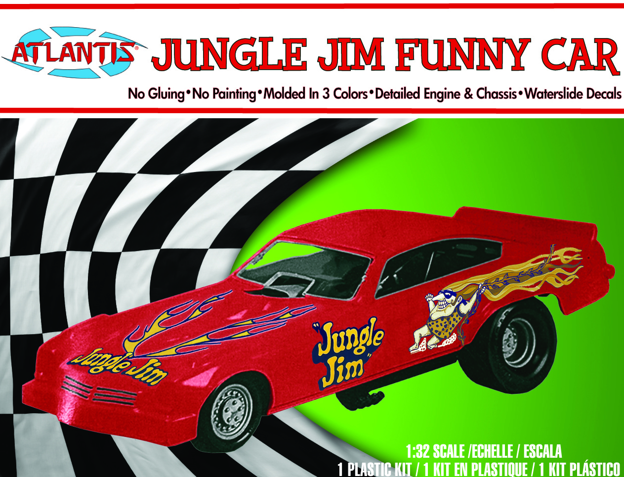 Snap Jungle Jim Vega Funny Car - 1:32