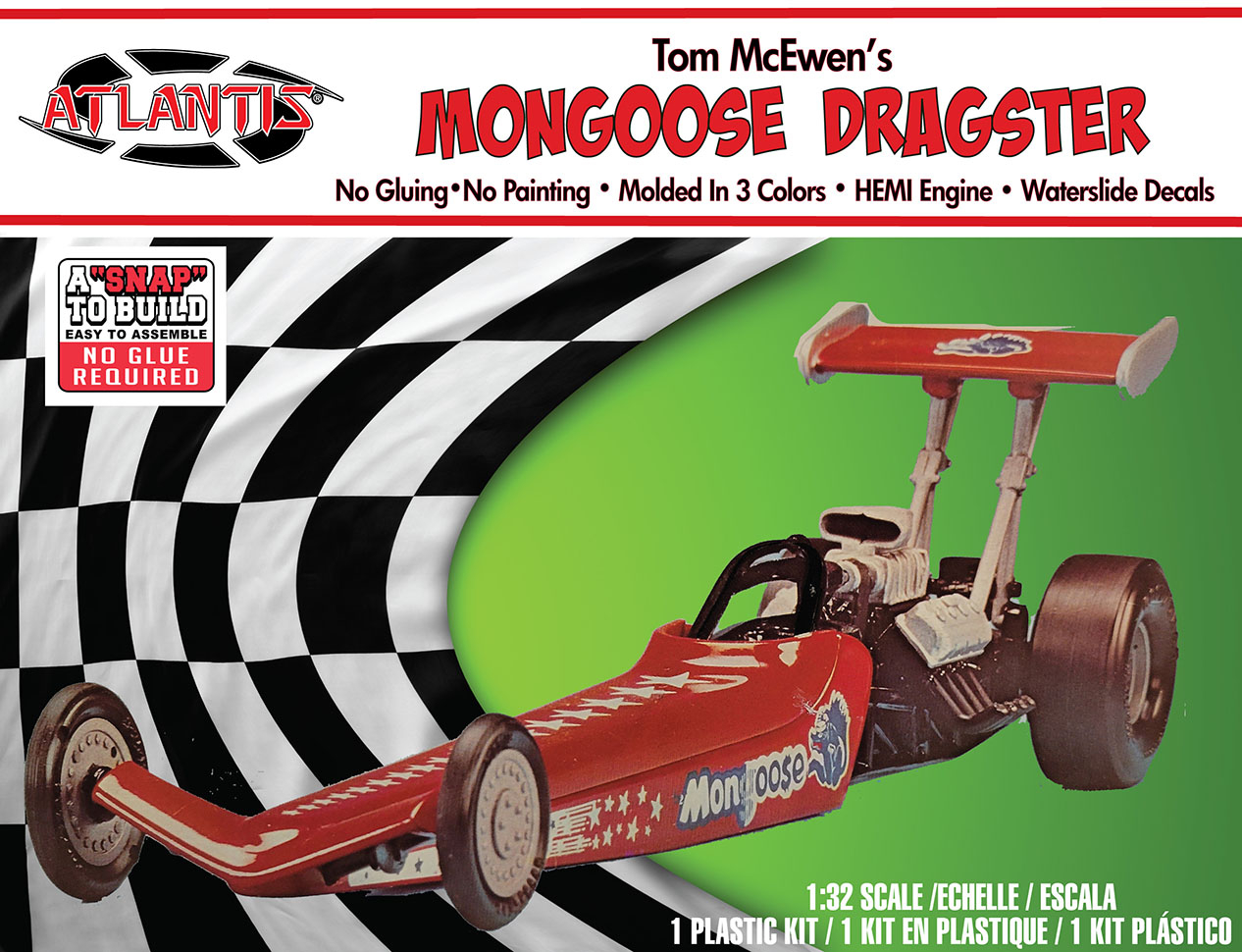 Snap American Rail Dragster - 1:32
