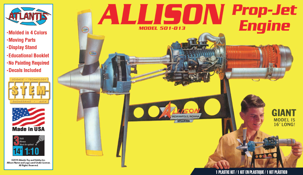 Allison Turbo Prop Engine - 1:10