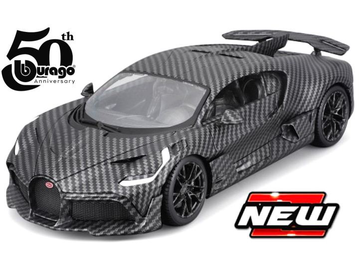 Bugatti Divo 2019 Carbon 50th Anniversary Models - 1:18