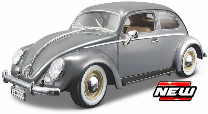 Volkswagen Kever 1955 Grijs - 1:18