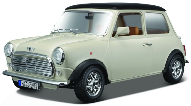 Mini Cooper 1969 Creme/Zwart