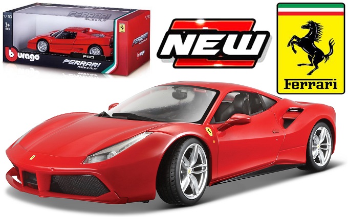 Ferrari 488 GTB Rood - 1:18