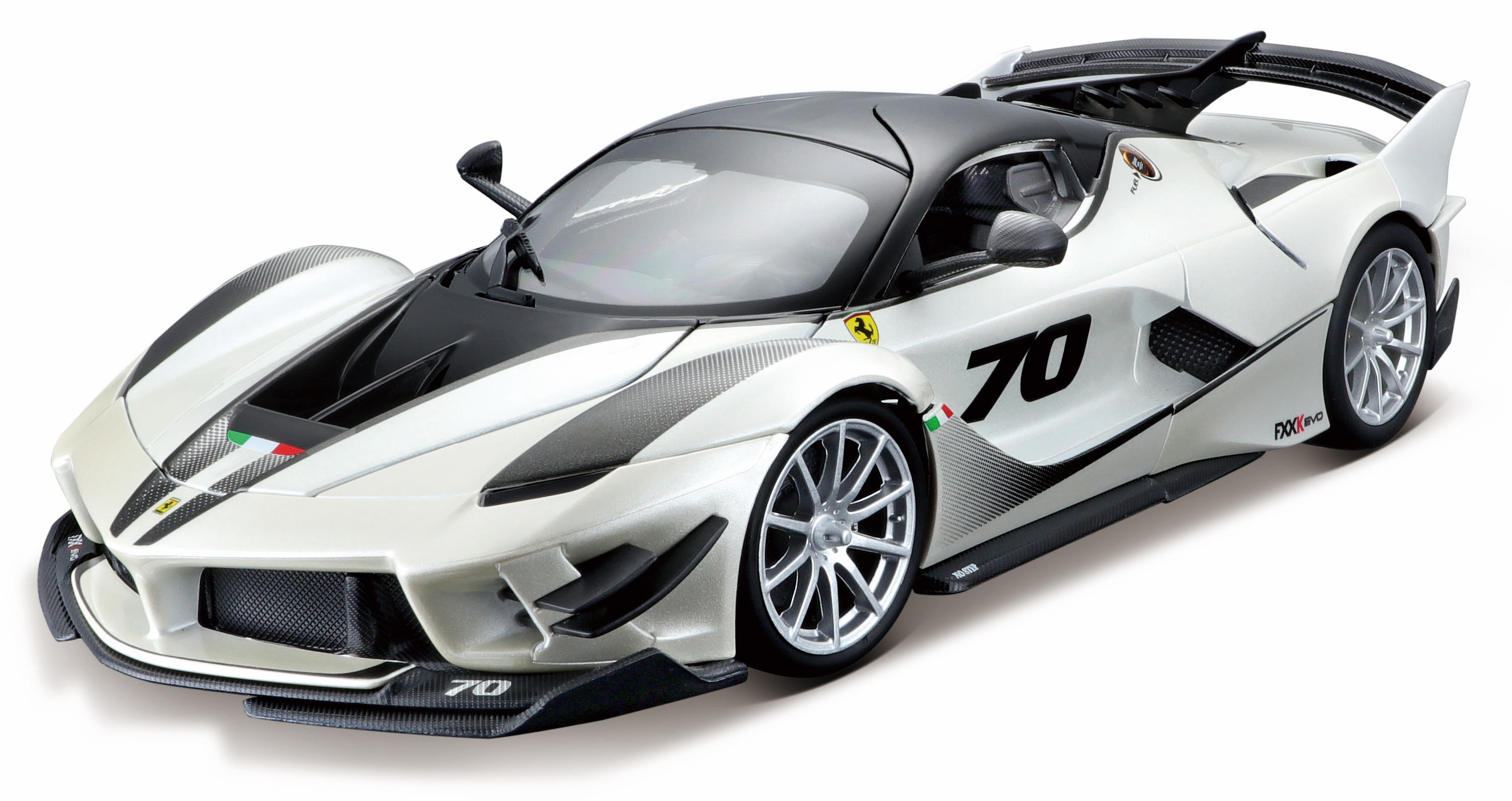 Ferrari FXX-K Evo No.70 Wit/Zwart - 1:18