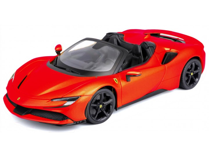 Ferrari SF90 Stradale Hybrid Spider 2020 Rood Metallic - 1:18