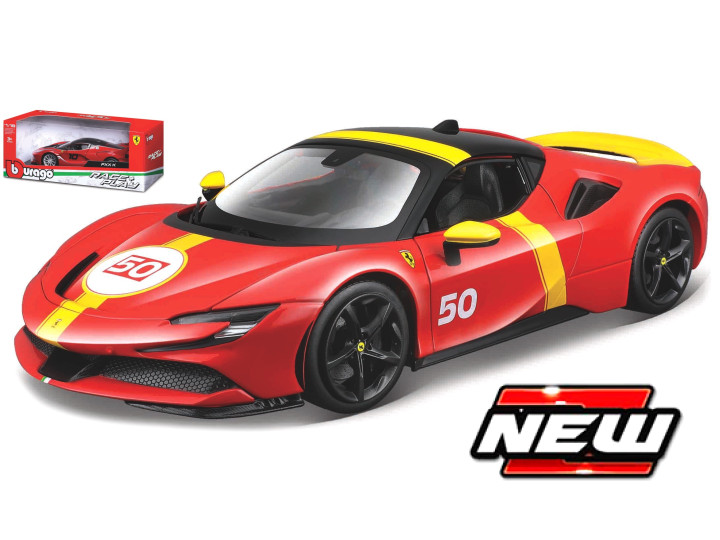 Ferrari SF90 Stradale Assetto Fiorano No.50 Le Mans Livery - 1:18
