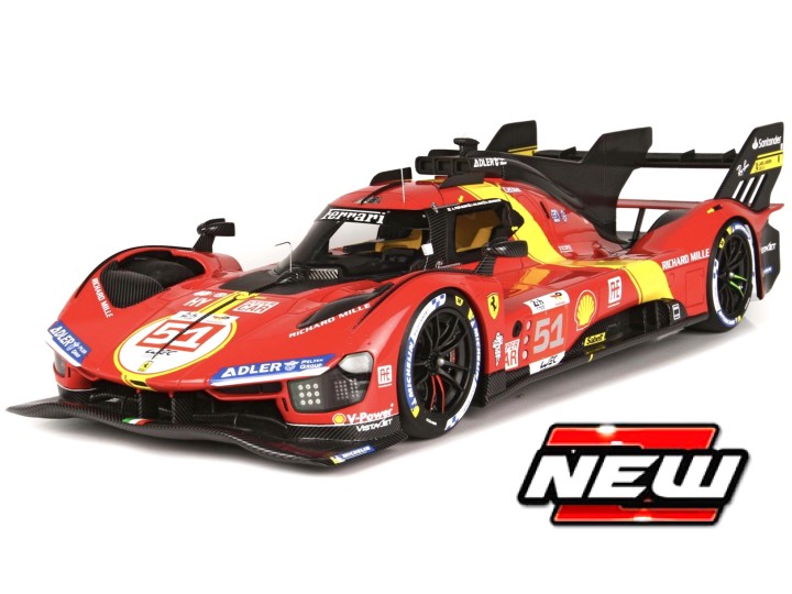 Ferrari 499P No.51 Winner Le Mans 2023 Calado/Giovinazzi/Pier Guidi - 1:18