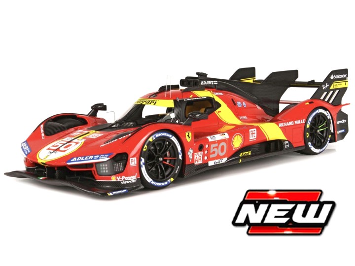 Ferrari 499P No.50 5th Place Le Mans 2023 Fuoco/Molina/Nielsen - 1:18