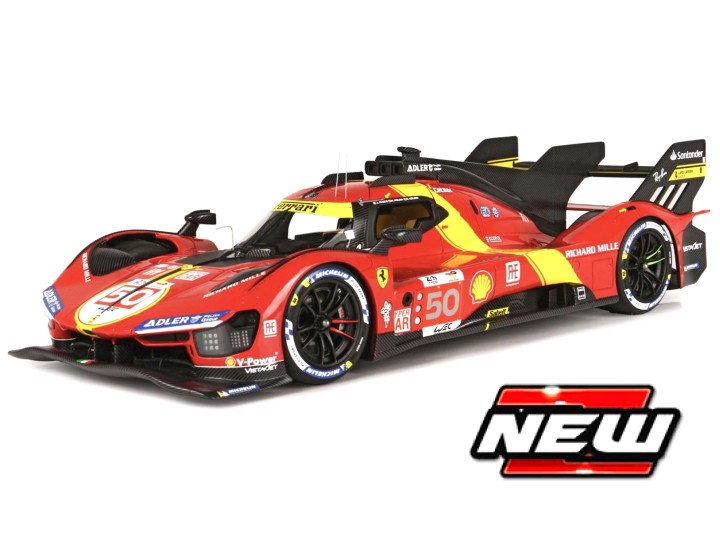 Ferrari 499P No.51 5th Place Le Mans 2023 Fuoco/Molina/Nielsen - 1:18