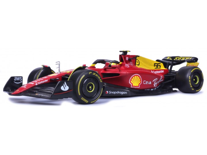 Ferrari F1-75 No.55 Monza Livery 75th Anniversary 2022 C. Sainz - 1:18
