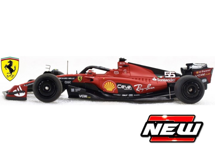 Ferrari SF23 F1 Season Car 2023 No.55 C. Sainz - 1:18