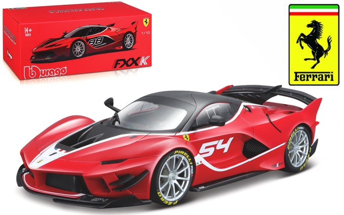 Ferrari FXX-K Evo No.54 Rood/Zwart Signature Series - 1:18
