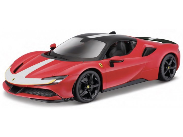 Ferrari SF90 Stradale Assetto Fiorano Rood/Wit/Zwart - 1:18