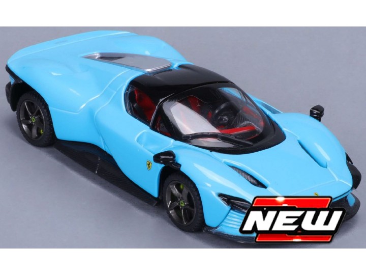 Ferrari Daytona SP3 Blauw/Zwart Signature Series - 1:18