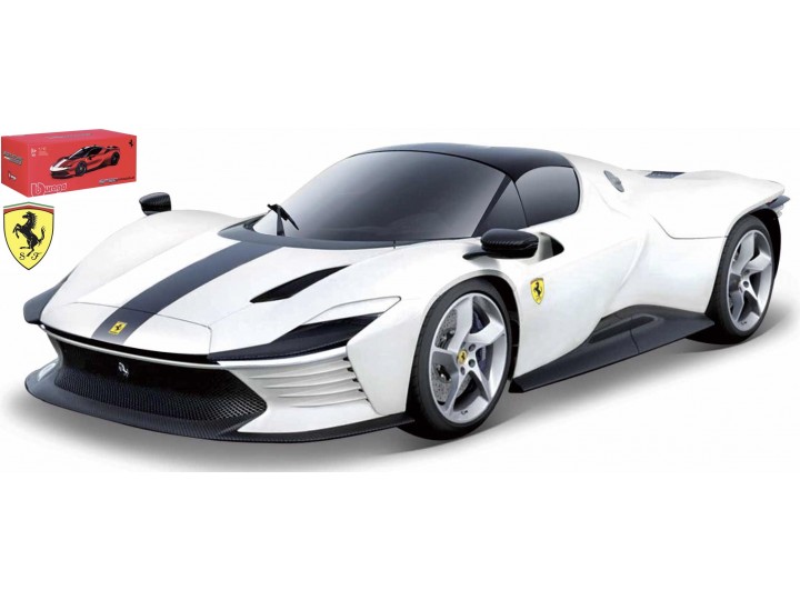 Ferrari Daytona SP3 Wit/Zwart Signature Series - 1:18