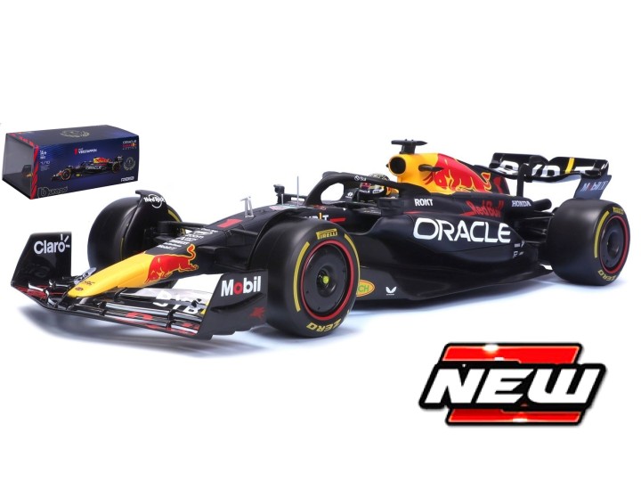 Red Bull Racing RB19 No.1 with Display box 2023 M. Verstappen - 1:18
