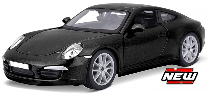 Porsche 911 Carrera S Zwart - 1:24