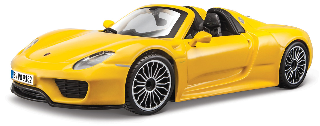 Porsche 918 Spyder Geel