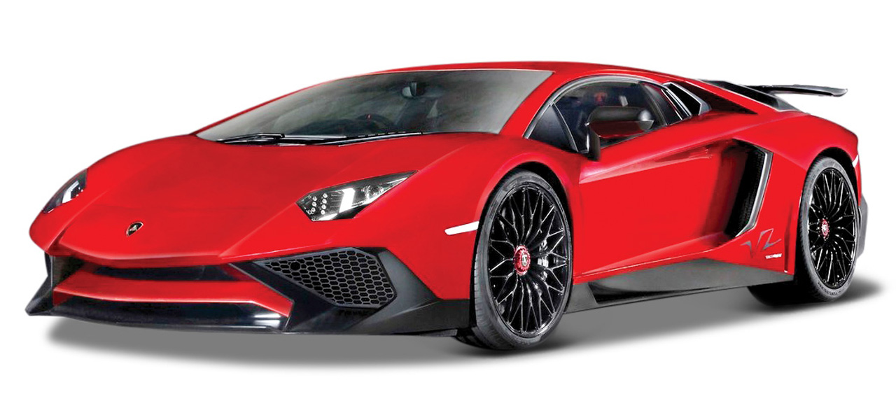 Lamborghini Aventador LP 750-4 SV Rood