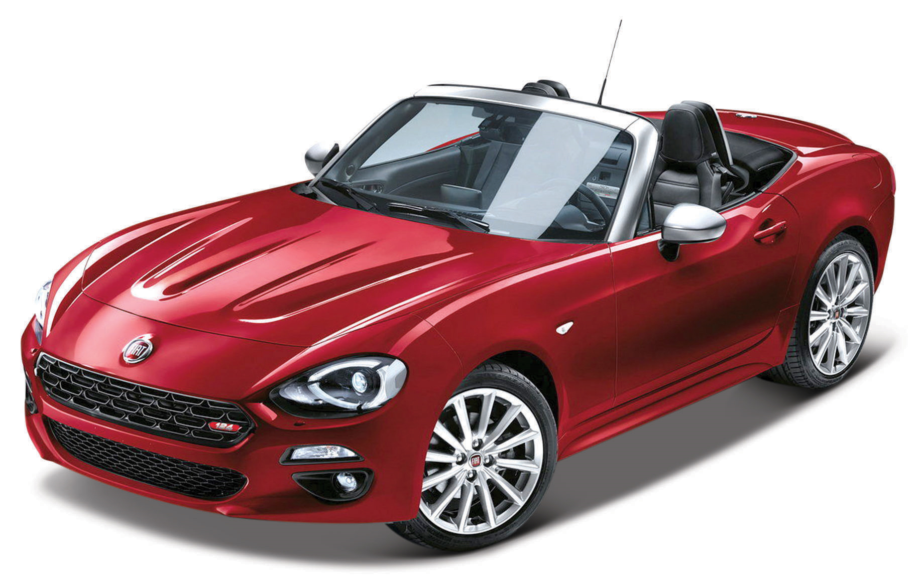 Fiat 124 Spider Rood