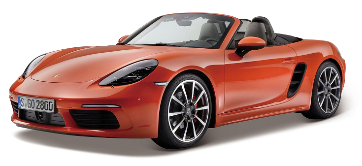 Porsche 718 Boxster Oranje