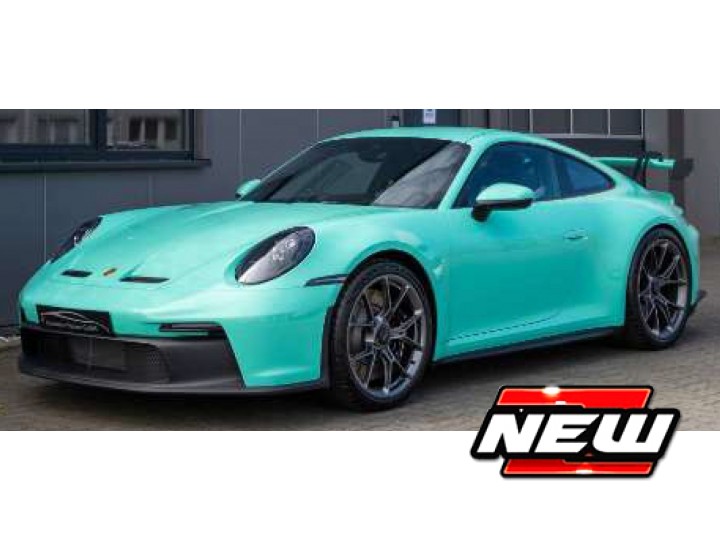 Porsche 911 (992) GT3 2021 Turquoise - 1:24