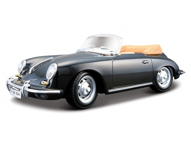 Porsche 356 Cabrio 1961 Zwart