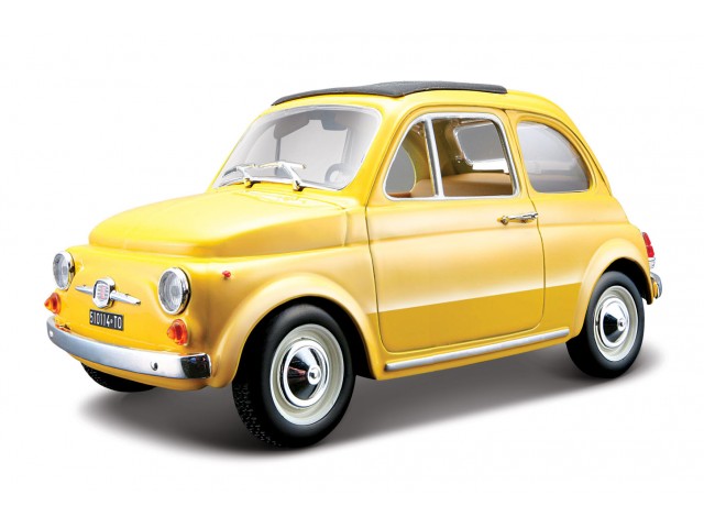 Fiat 500 F 1965 Geel