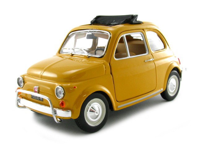 Fiat 500 L 1968 Geel