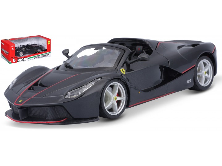 Ferrari LaFerrari Aperta Zwart/Rood - 1:24