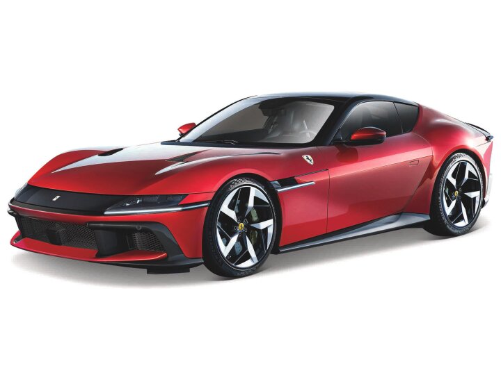 Ferrari 12 Cilindri Rood/Zwart - 1:24