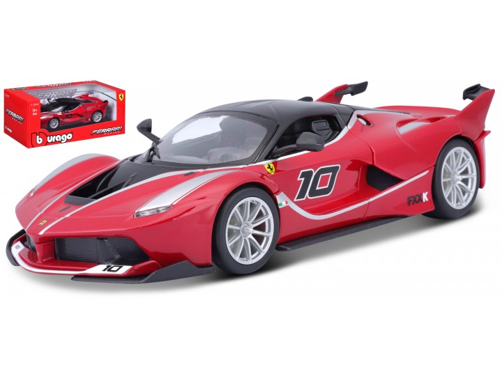 Ferrari FXX-K No.10 Rood/Wit - 1:24