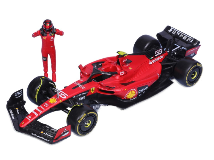 Ferrari SF-23 F1 No.55 2023 C. Sainz with driver - 1:24