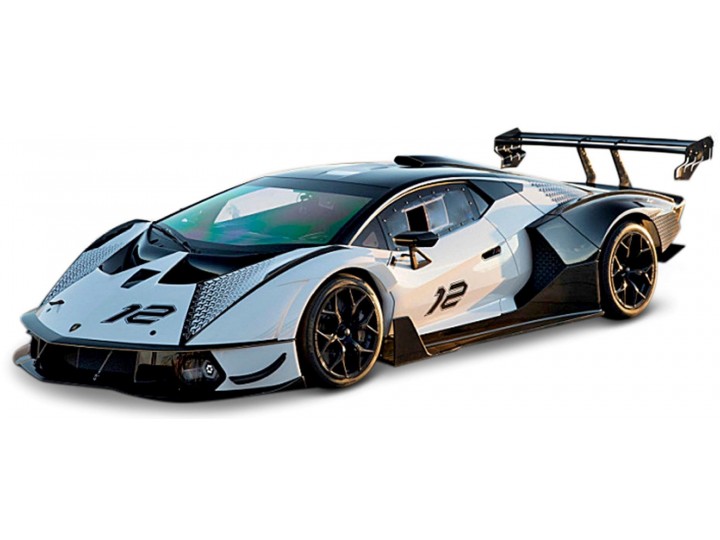 Lamborghini Essenza SCV No.12 Wit/Zwart - 1:24