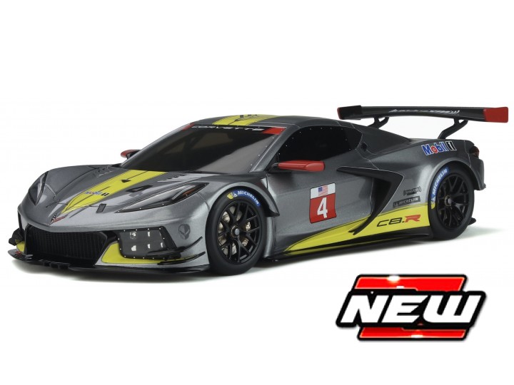 Chevrolet Corvette C8R No.4 2020 Zilver - 1:24