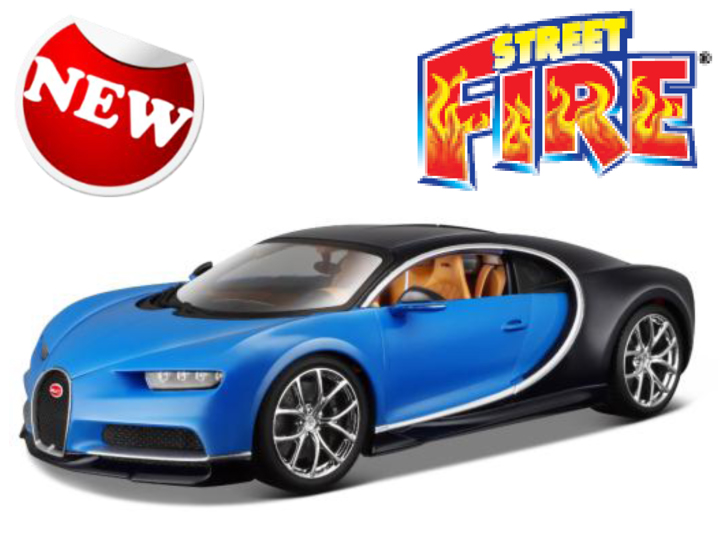 Bugatti Chiron Blauw/Zwart