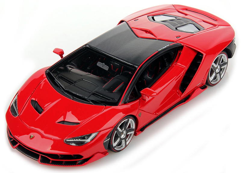 Lamborghini Centenario LP 770-4 2016 Rood/Zwart - 1:43