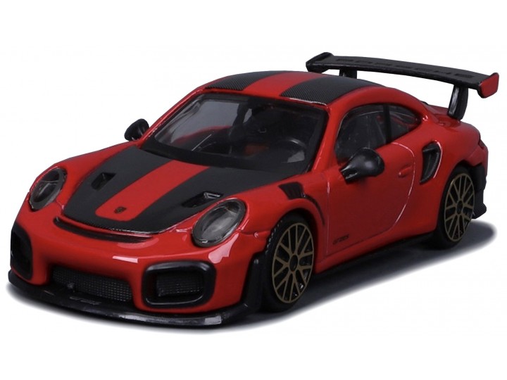 Porsche 911 GT2 RS Rood/Zwart - 1:43