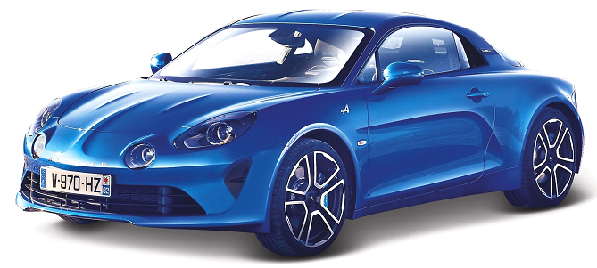 Alpine A110 Cup 2018 Blauw