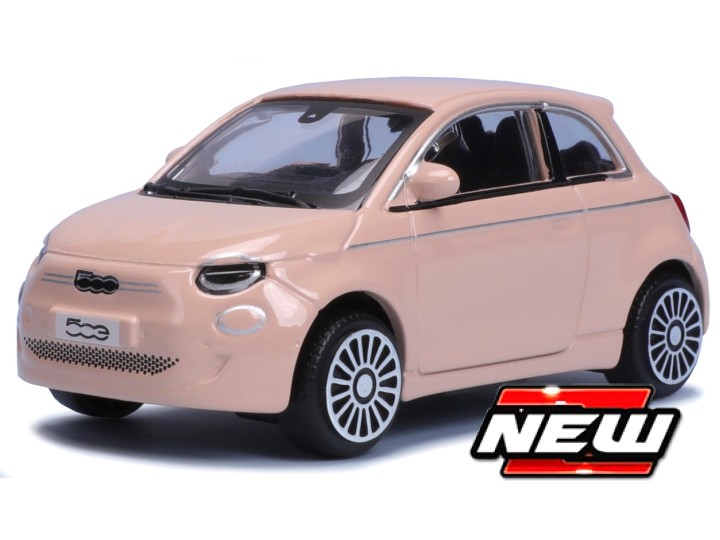 Fiat 500e 2021 Lichtroze - 1:43