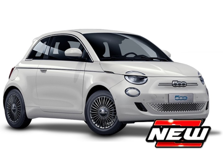 Fiat 500e 2021 White Limited Edition - 1:43