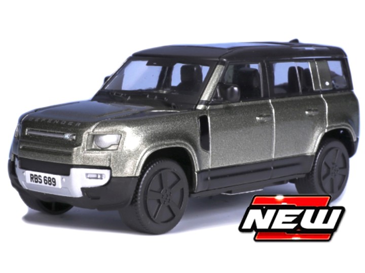 Land Rover Defender 110 Zilver - 1:43