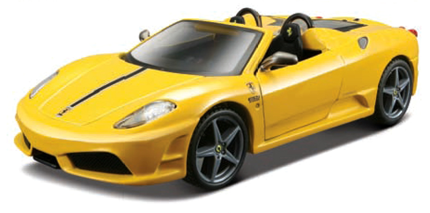 Ferrari F430 Scuderia Spider 16M Geel - 1:43