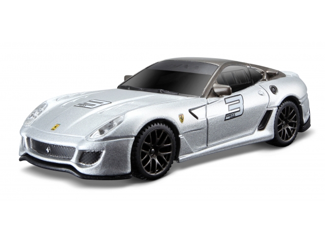 Ferrari 599 XX Zilver - 1:43